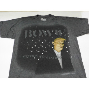 David Bowie - Station To Station Official Fitted Jersey T Shirt ( Men L ) ***READY TO SHIP from Hong Kong***